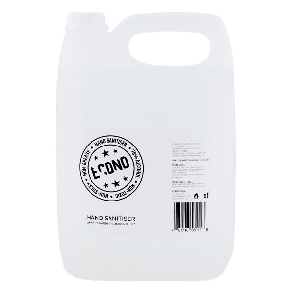 Econo Hand Sanitiser 70% 5 Litre