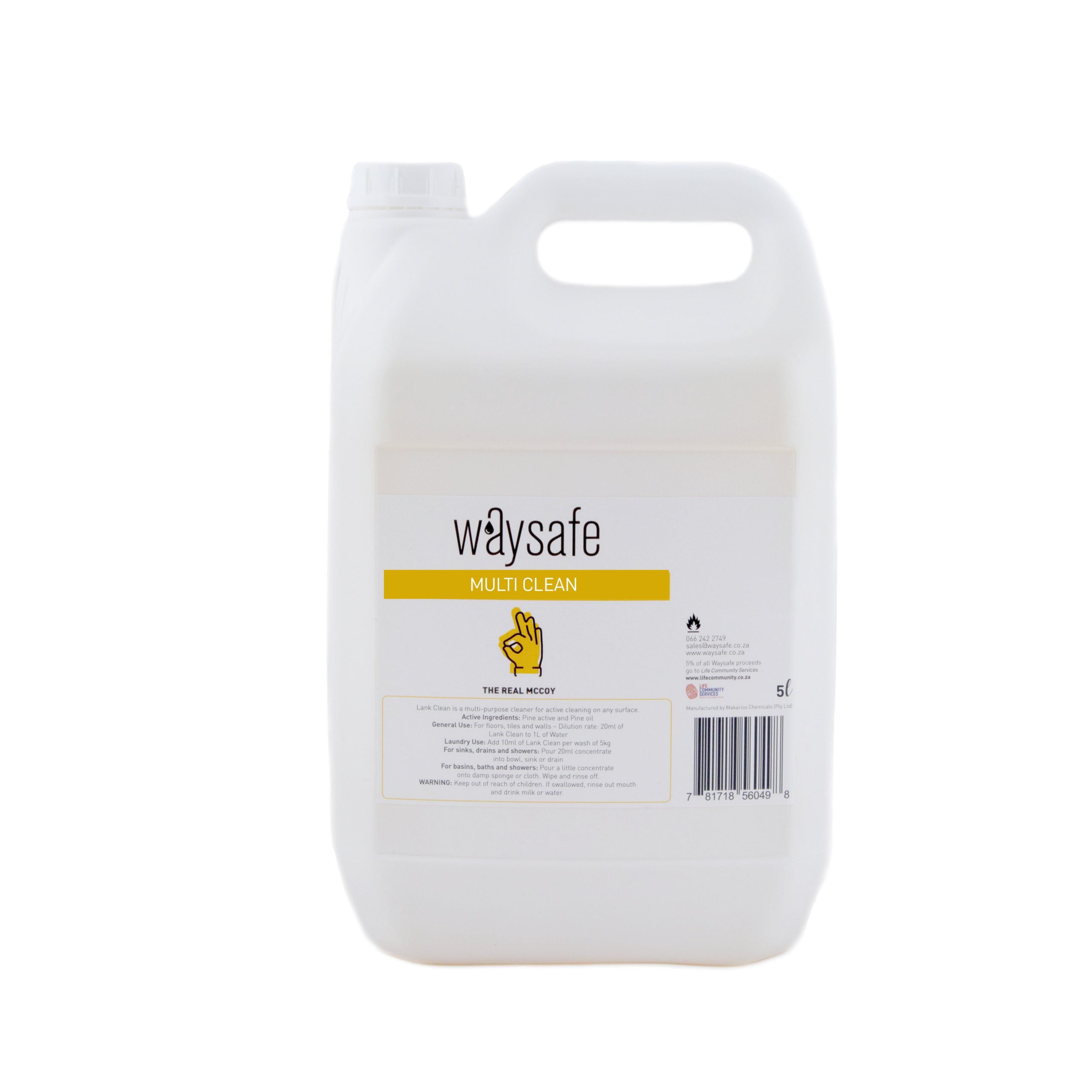 Waysafe Lank Clean 5 Litre Waysafe Lank Clean 5 Litre