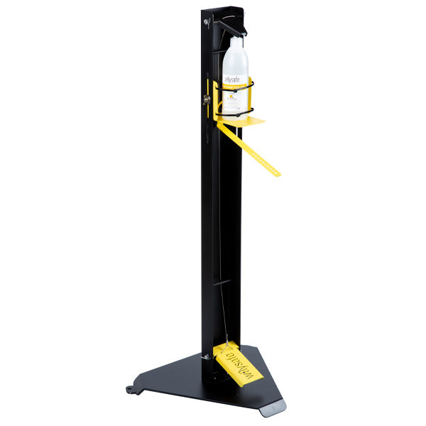 Lockable Foot Operated Hand Sanitiser Stand | Waysafe