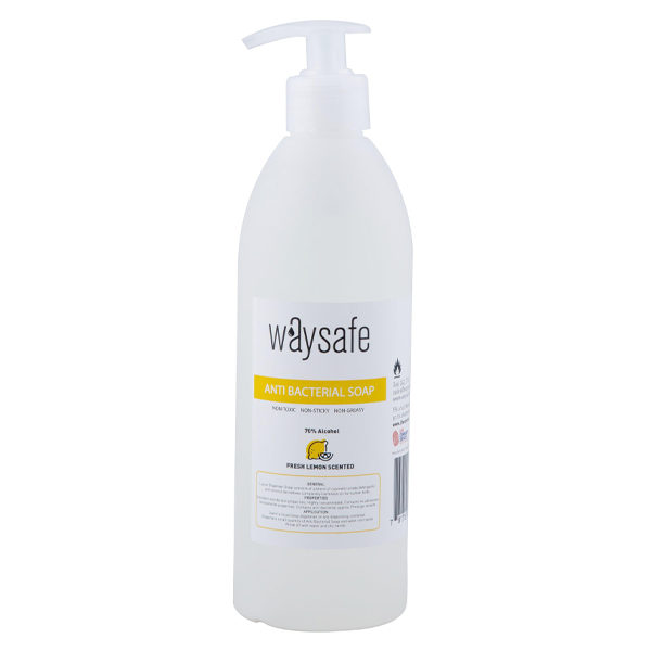 Waysafe Anti Bacterial Lemon Scented Soap 500ml