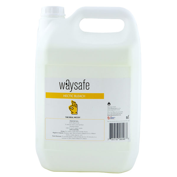 Waysafe Hectic Bleach 5 Litre